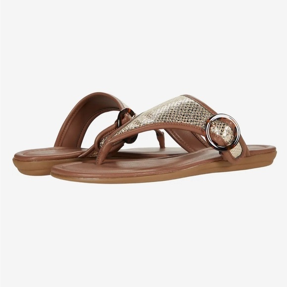 Aerosole Clarity Thong Sandals size 8 zM - Picture 1 of 9